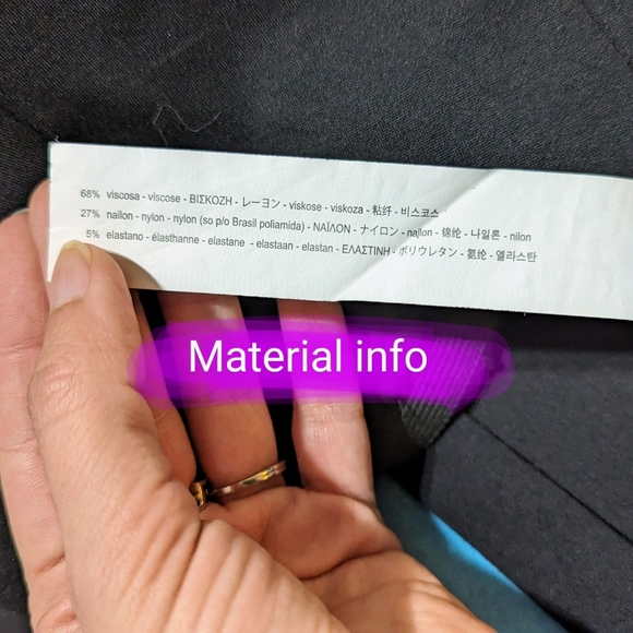 ZARA Basic Collection size XS, black dressy pants, EUC, crop skinny style - Picture 4 of 13